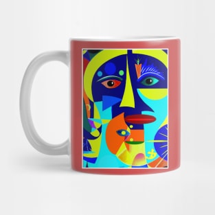 Alien Abstract Psychedelic Whimsical Print Mug